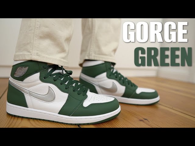 BETTER THAN EXPECTED! AIR JORDAN 1 GORGE GREEN REVIEW & ON FEET
