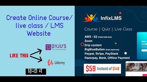 How to Create Online Course, LMS, Educational Website like Byju