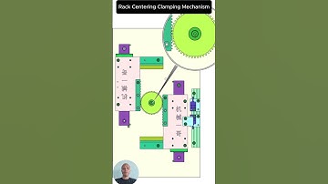 Rack Centering Clamping Mechanism #autocad #manufacturing  #machine #mechanic  #3d