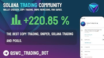 $SWC - The Best Copy Trading, Sniper, Solana Trading and Pools. #solana #solanawalletchecker