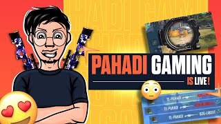 ROAD TO TOP 1 GRANDMASTER | PAHADI GAMER LIVE