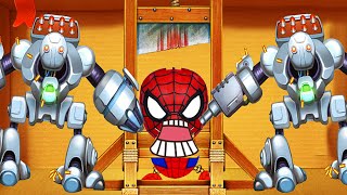 All New Robot Buddy vs Spider Man  | Kick The Buddy