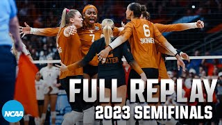 Texas vs. Wisconsin: 2023 NCAA volleyball semifinals | FULL REPLAY