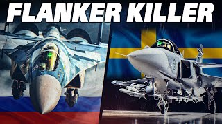 FLANKER KILLER | Jas-39 Gripen Vs Su-27 Flanker DOGFIGHT | Digital Combat Simulator | DCS |
