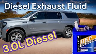Diesel Exhaust Fluid Tips | Don't Spill The DEF |  GM 3.0L Duramax Diesel LM2