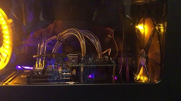 Watercooled odroid xu4 and raspberry pi 3 B+ together!!
