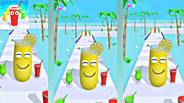 🍹Juice Run All Levels Walkthrough Gameplay iOS, Android Games @LittleMoviesGamesFun