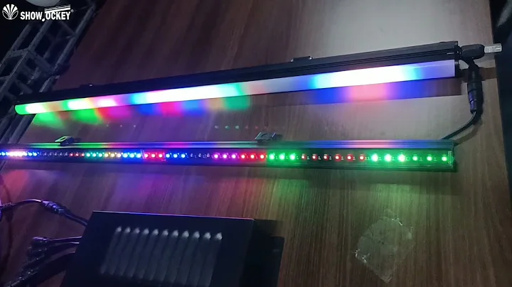 How to control Showjockey's DMX RGB Pixel tubes with Software （madmapper）DMX Lighting Tutorial