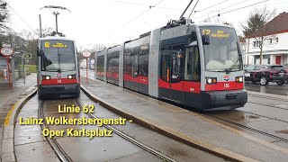 Wien Linie 62 Lainz Wolkersbergenstraße - Karlsplatz Oper (ULF)