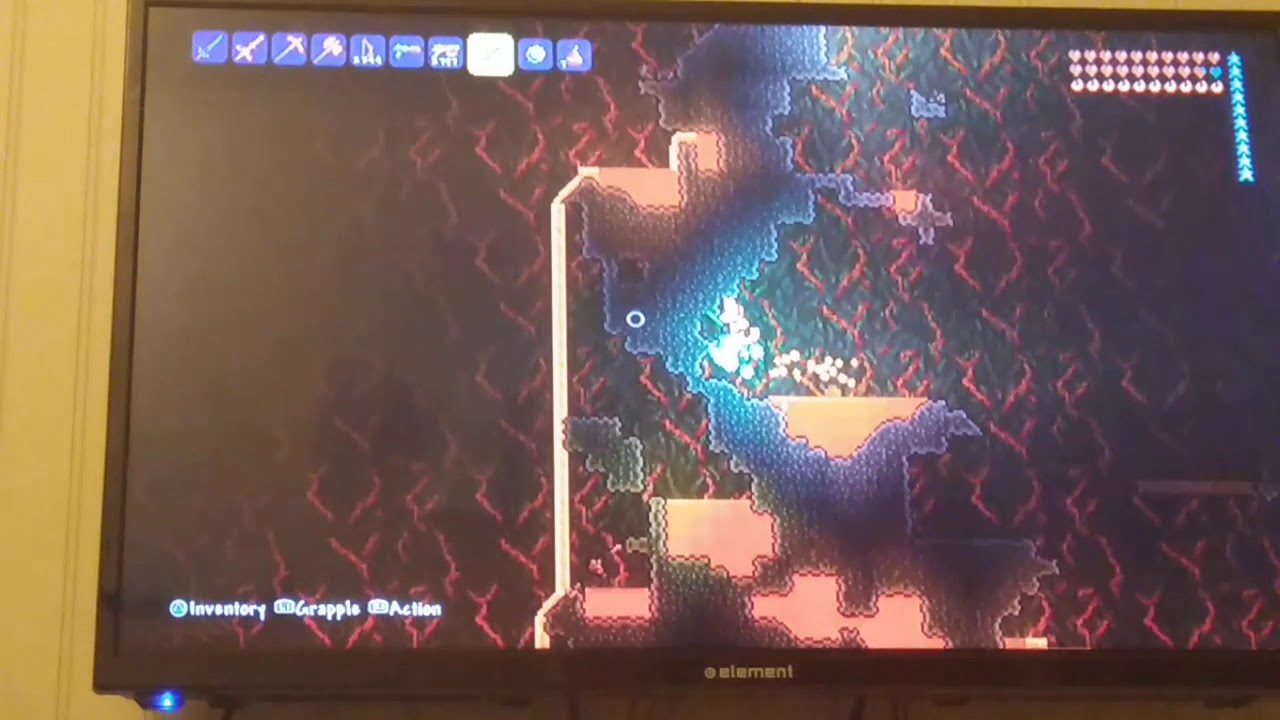 Terraria/ How to make Hellstone bars 2.0/ Ps4 YouTube