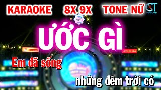 Karaoke Ước Gì Mỹ Tâm - Nhạc Trẻ Tone Nữ 8x 9x - Làng Hoa