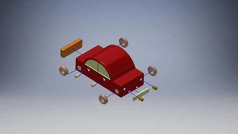 Toy Car Design by Juan 2019 mrsgaska exploded view animation