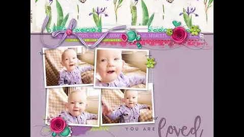 How to Use Layered Borders and Tall Strips on Scrapbook Pages