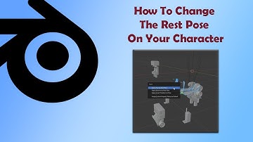 Blender Tutorial How To Change The Rest Pose On A Character