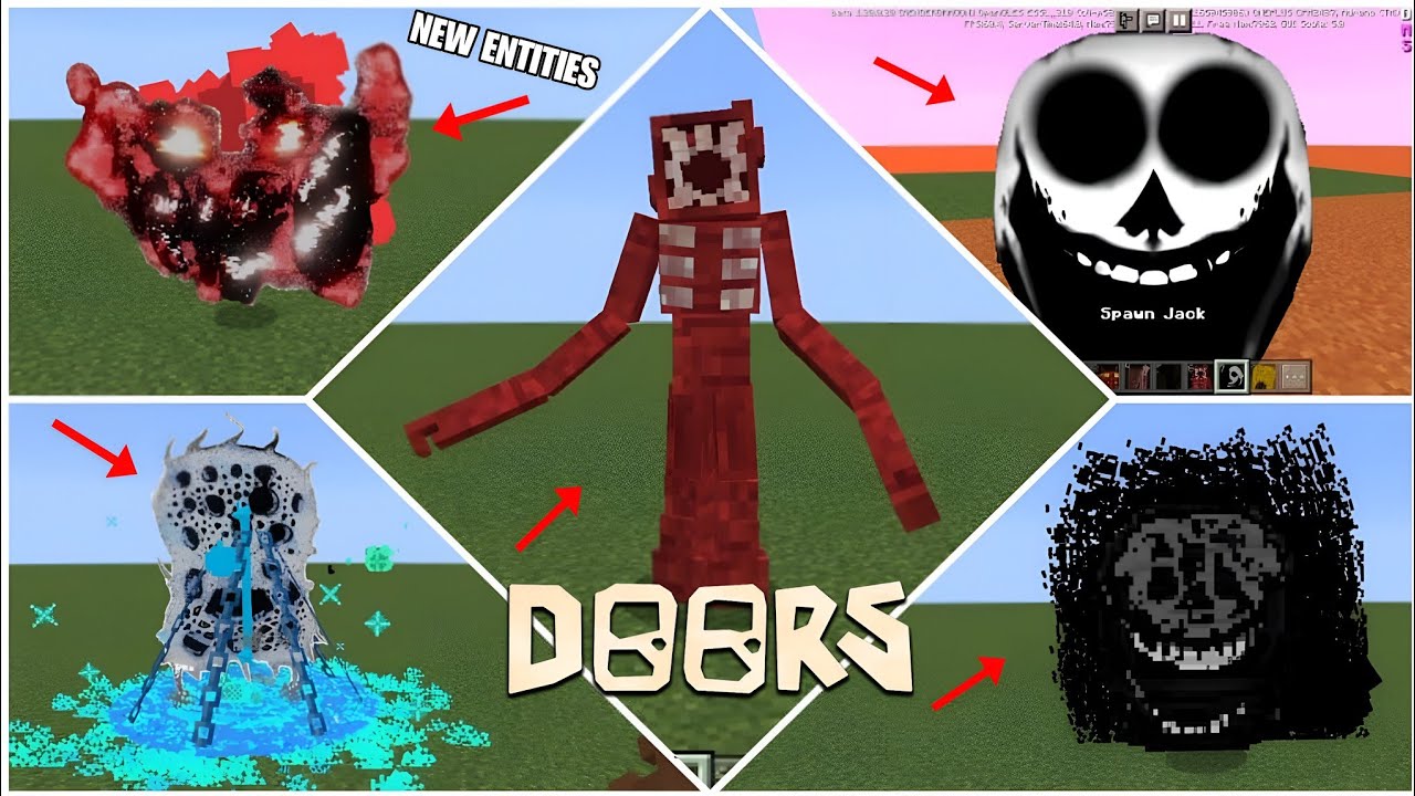 ROBLOX DOOR HOTEL+ UPDATE ADDON FOR MINECRAFT PE A60,A120,A90