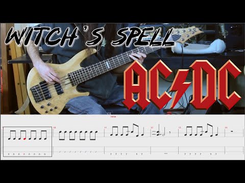 AcDc - Witch's Spell - Bass Cover With Tabs