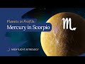 Planets in Profile: Mercury in Scorpio