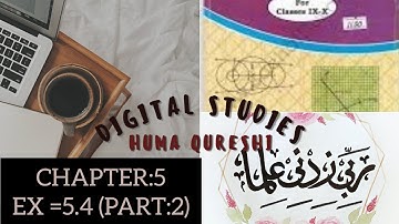 EX = 5.4 Q #2 (i--vi)