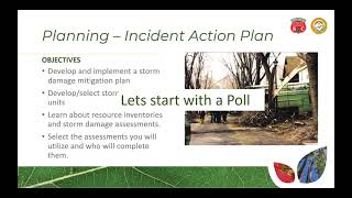 NC Trees & Storms: Storm Event Action Planning