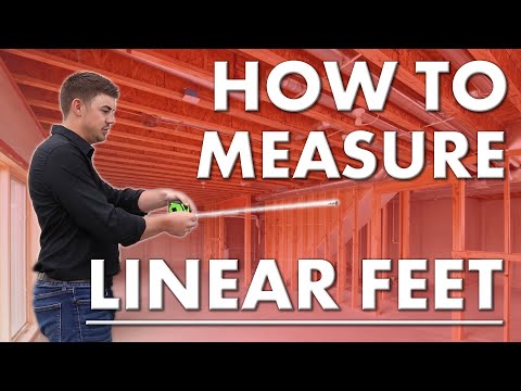 How to Measure Linear Feet