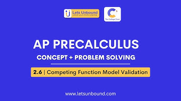 AP Precalculus  |2.6|  Competing Function Model Validation #maths #testprep #apprecalc2025