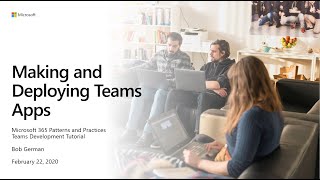 teams development: making and deploying teams apps