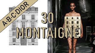 A.B.C.Dior invites you to explore the letter 'M' for 30 Avenue Montaigne