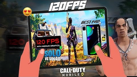 XIAOMI PAD 6 144HZ + 120FPS MODULE 🔥CODM /Gameplay/5 Fingers claw/❤️ MEDIUM + ULTRA (120FPS) HyperOS