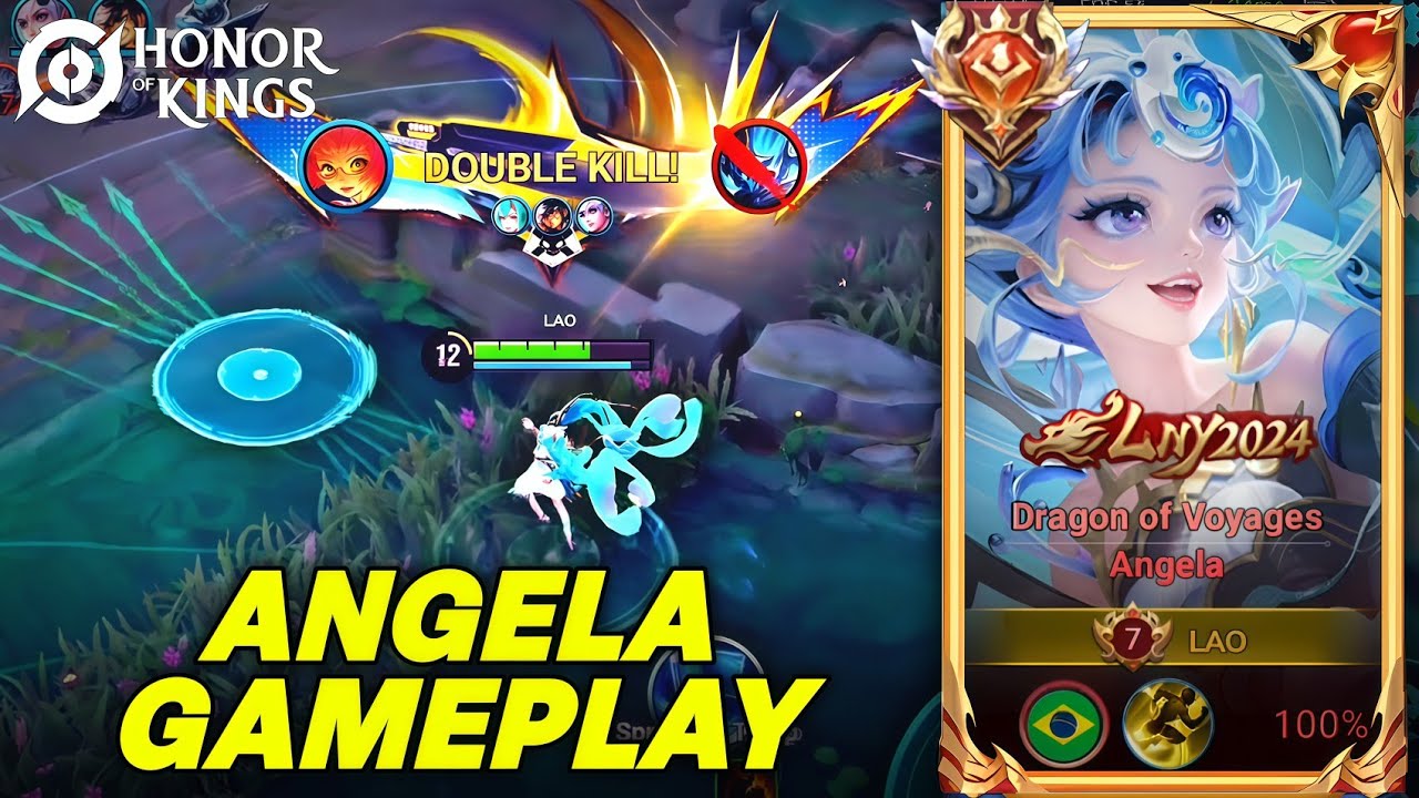 Игра Анжелы на средней линии – безопасные действия и результативность – Honor Of Kings