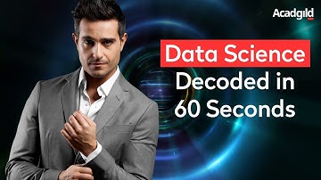 What is Data Science - Decoded in 60 Seconds | How Does Data Science Work | Acadgild