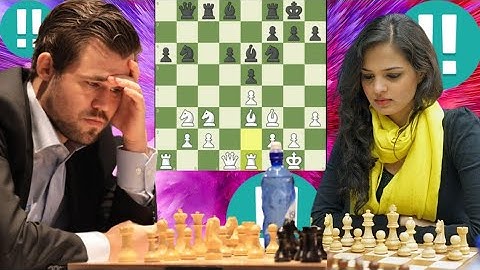 Chess game 18, Magnus Carlsen vs Tania Sachdev