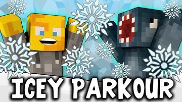 Minecraft - CRAZY ICE MAP! - Death Run W/AshDubh