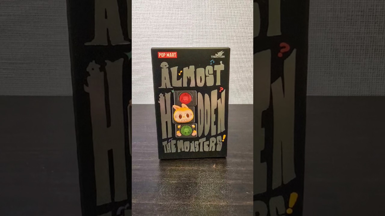 Opening The Monsters Almost Hidden Blind Box 