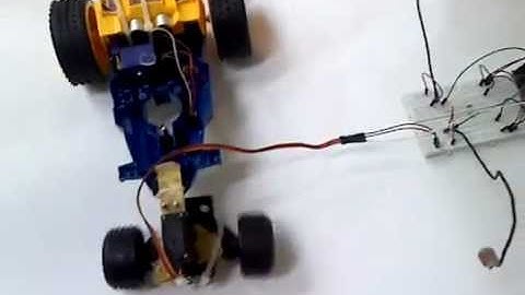 Arduino robô seguidor de luz - Testes v1