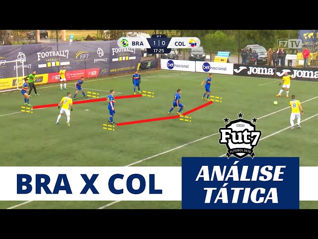 ANÁLISE TÁTICA NO FUT7 - BRASIL X COLÔMBIA (COPA AMÉRICA 2022) class=