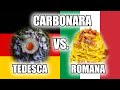 Un TEDESCO prova la vera CARBONARA ROMANA
