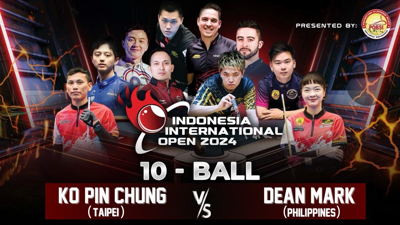 FULL MATCH INDONESIA INTERNATIONAL OPEN 2024 PRESENTED POBSI  TPE -Ko Pin Chung VS PHI - Dean Mark