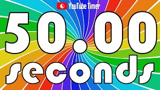 Celebrity 50 SECONDS Timer Countdown 🏳️‍🌈 Rainbow Profile
