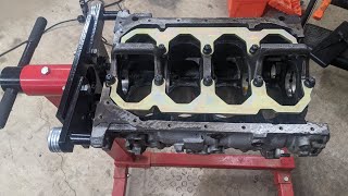 Kiggly Racing main girdle install. 6 bolt 4G63