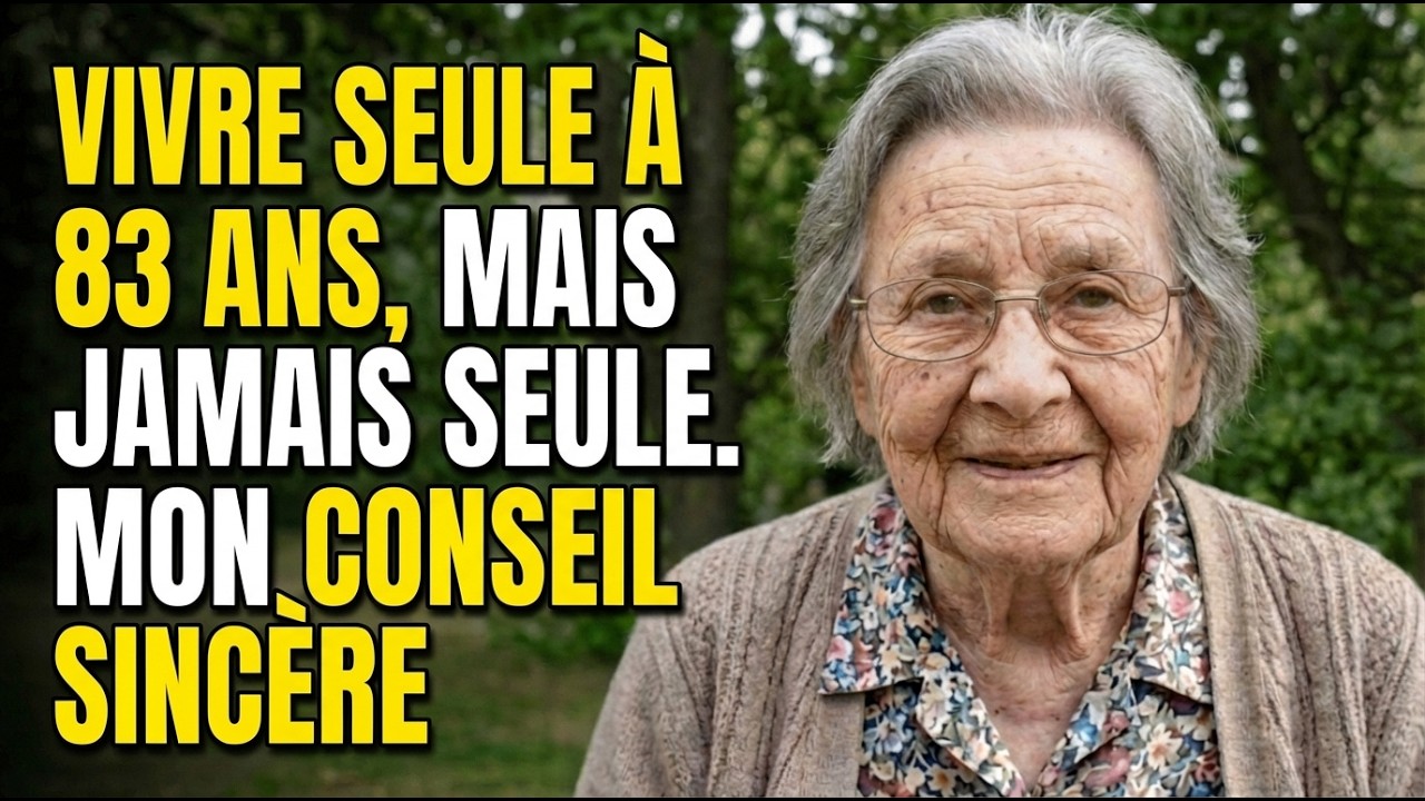Je Vis Seule, Mais Je Ne Me Sens Jamais Seule. Mon Conseil Sincère À 83 Ans