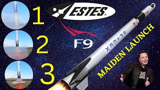 NEW ESTES SPACEX FALCON 9 ROCKET LAUNCH