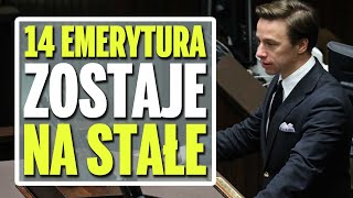 14 emerytura na stałe - Konfederacja przeciw [Skrót debaty w Sejmie]