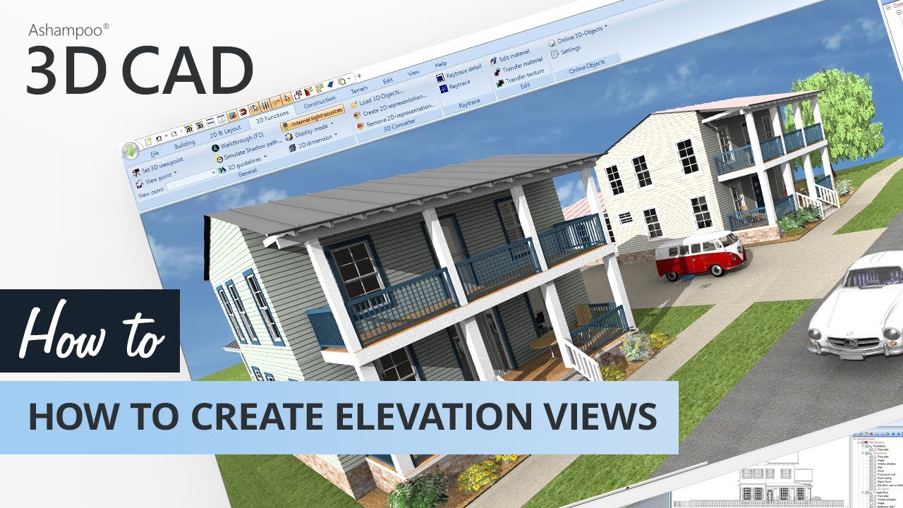 Ashampoo 3D CAD - How-to create section views