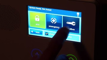 How to clean the touchscreen on a 2gig Go Control alarm system
