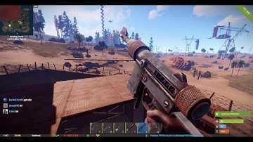 Rust testing all weapons including new mp5 and LR 300