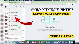 Terbaru! Cara Membuat Status Whatsapp Lewat Whatsapp Web di Laptop