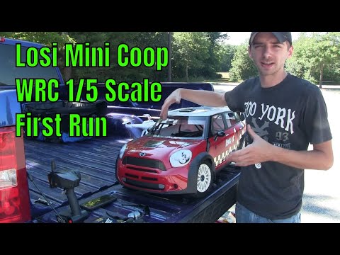 losi-mini-coop-wrc-1/5-scale---engine-break-in-&-first-run!