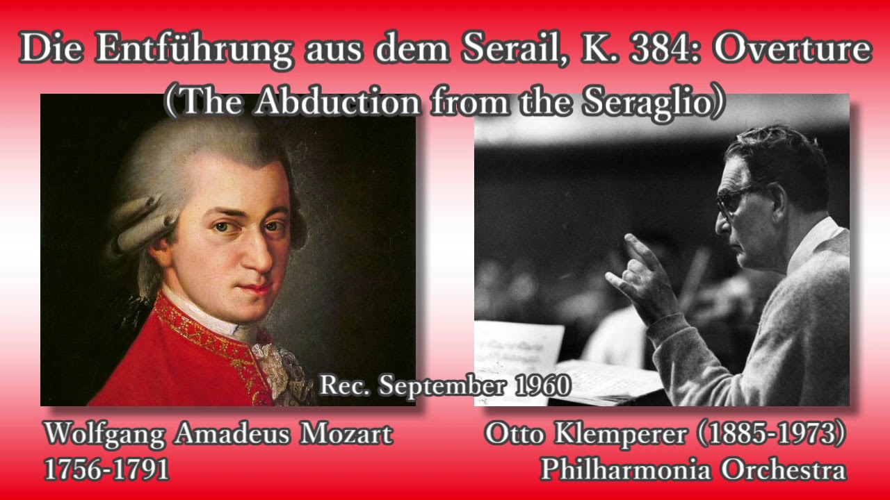 Mozart: Il Seraglio Overture, Klemperer & The Phil (1960