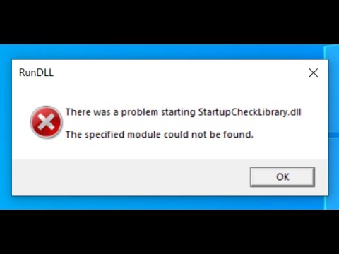 Fix Startup Error StartupCheckLibrary.dll There was Problem Starting StartupCheckLibrary.dll