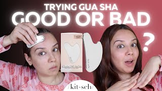 Trying Out Kitsch Stainless Steel Gua Sha Review